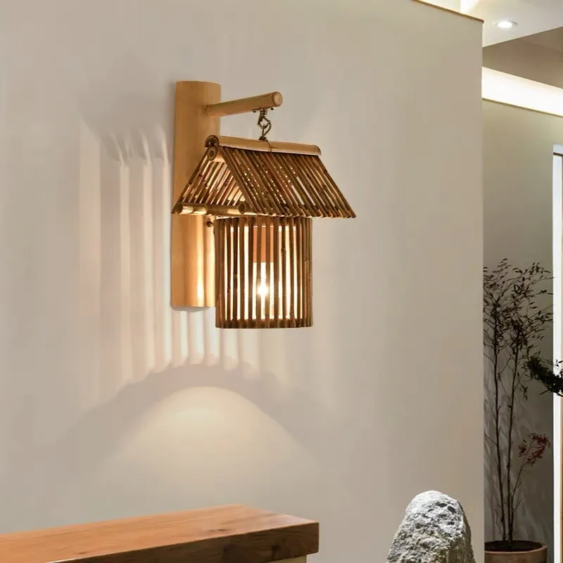 Art Bamboo Wall Lamp