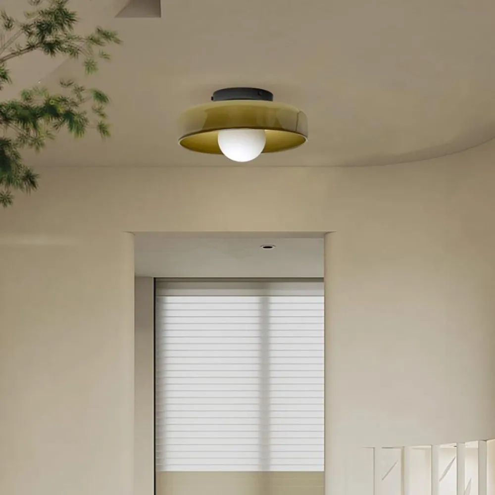 Modern Round Flush Mount Morandi Ceiling Light S80