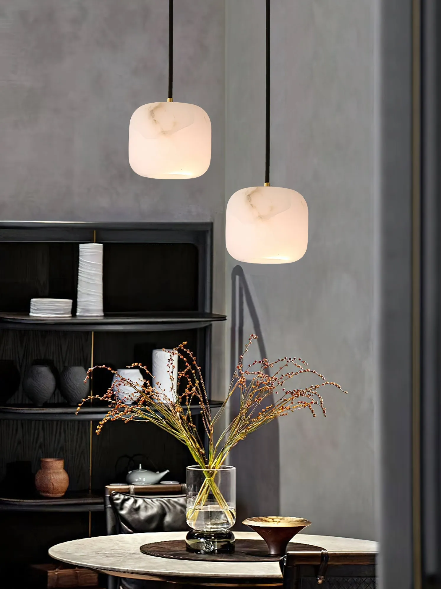 Alabaster Bedside Pendant Light T1647