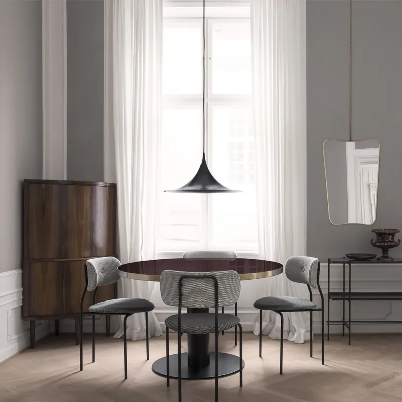 Modern Horn Pendant Light – Metal Design for Dining Room
