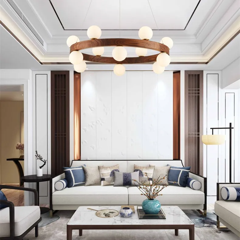 GRAND Wooden Chandelier