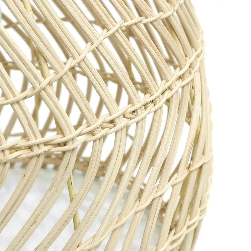 Wicker Basket Rattan Pendant Light S74