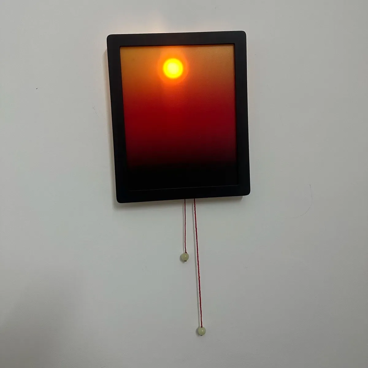 Afterglow Sunset Pull Cord Wall Lamp - Ambient Light for Bedroom Decor S253