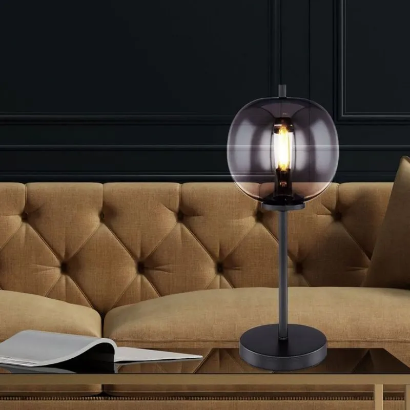 Multiple Style Glass Blacky Table Lamp