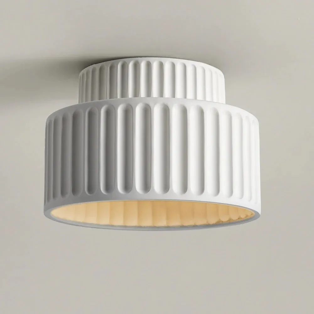 Modern Solid Color Recessed Resin Ceiling Lamp S177