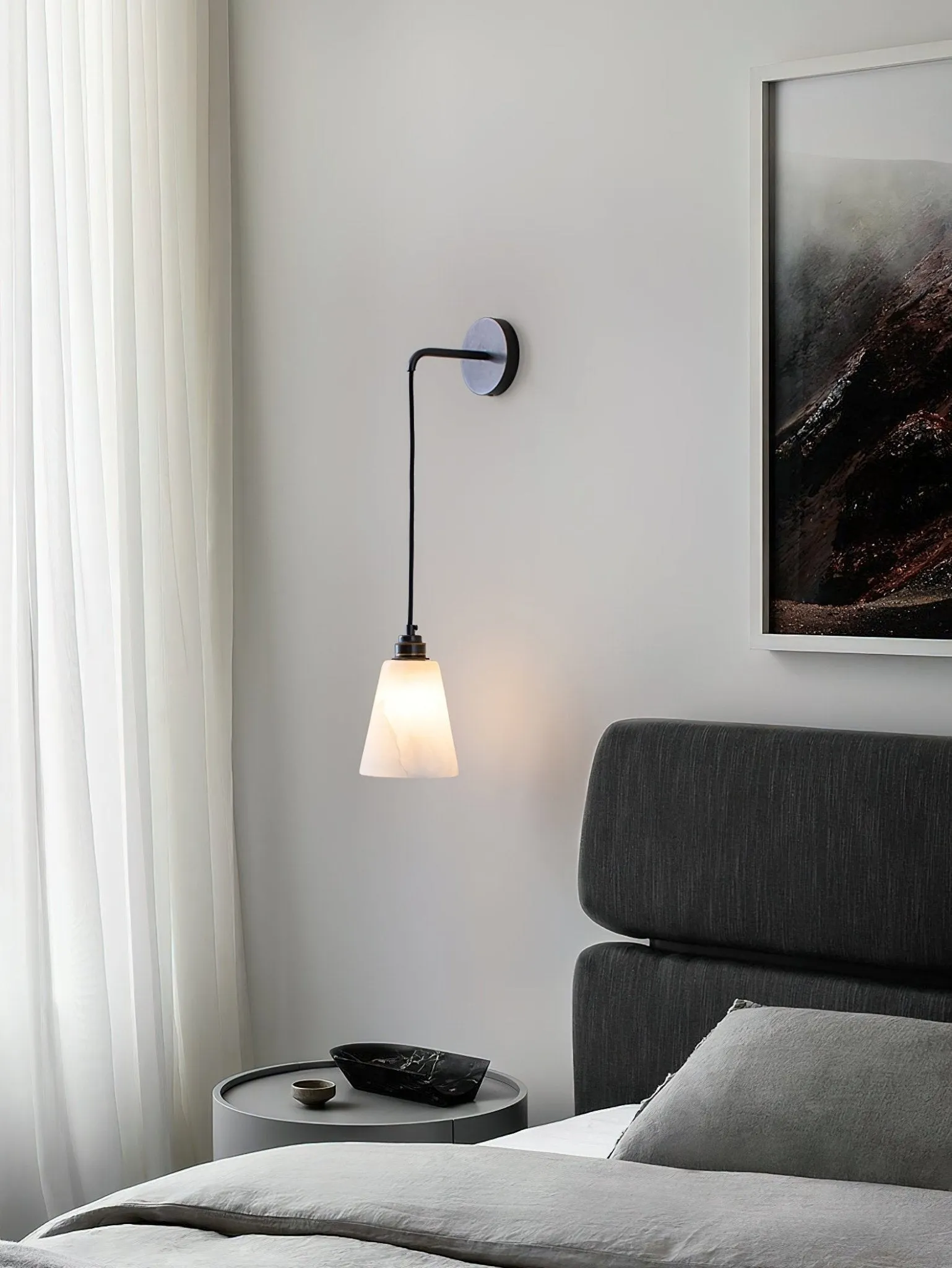 Droplet Alabaster Wall Lamp T1627