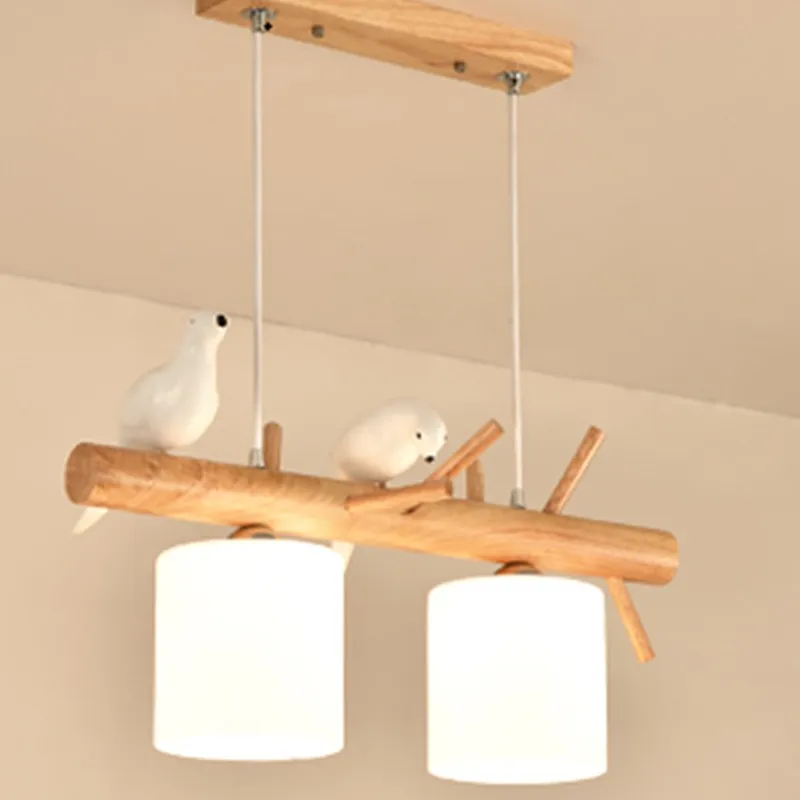 BIRDY Wooden Pendant Light