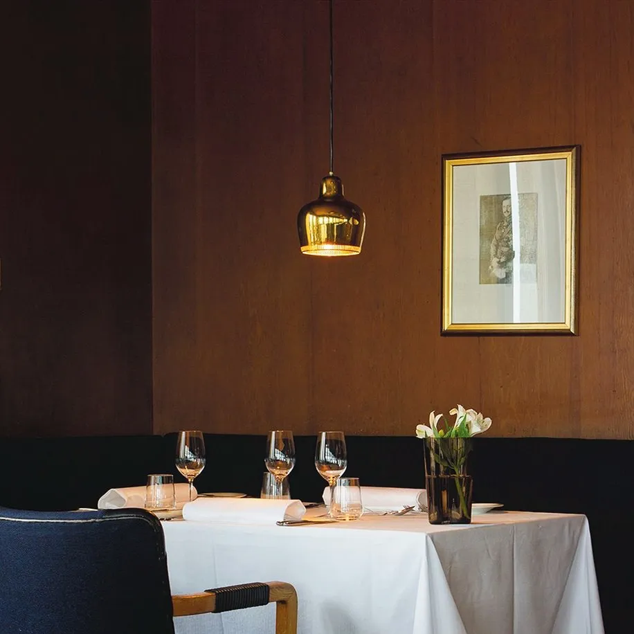 Golden Bell Pendant Lamp