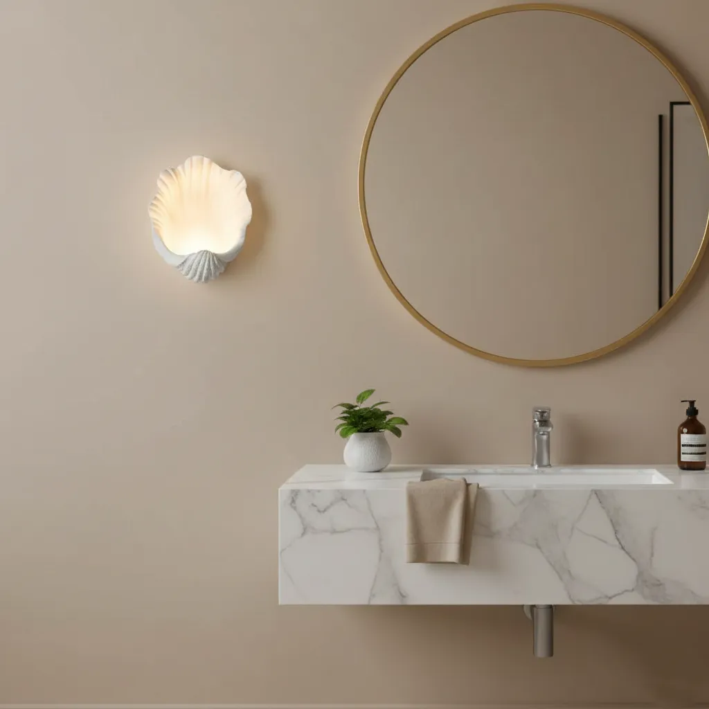 Selka Scallop Nordic Resin Wall Lamp T2192