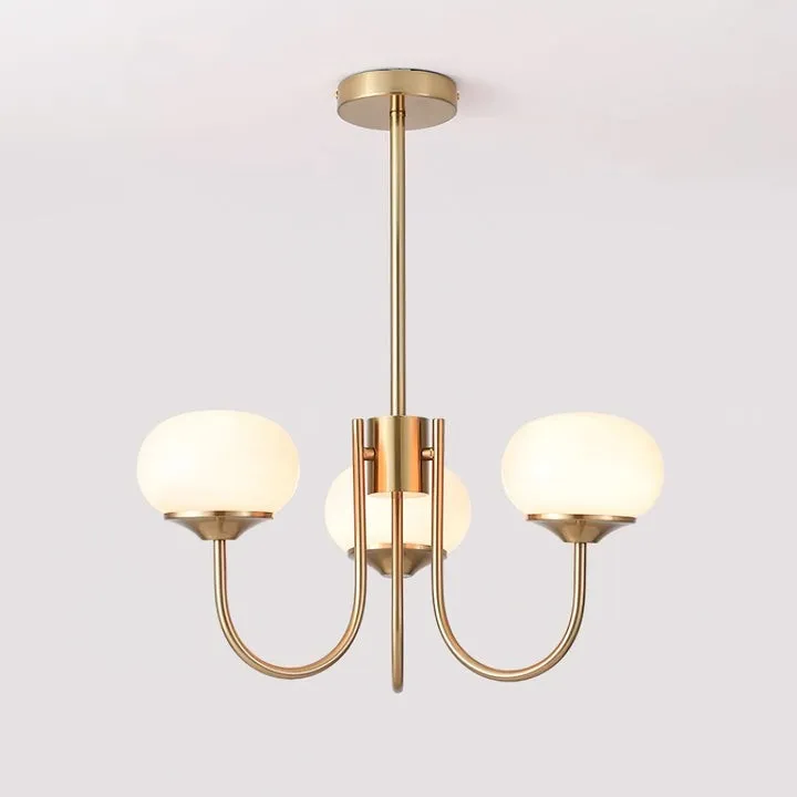 Bauhaus Glass Ball Marshmallow Chandelier S200