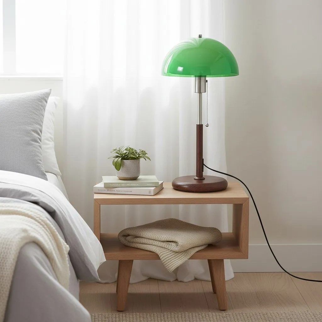 Afterglow Sunset Retro Rounded Shade Table Lamp - Bedroom Night Lamp T582