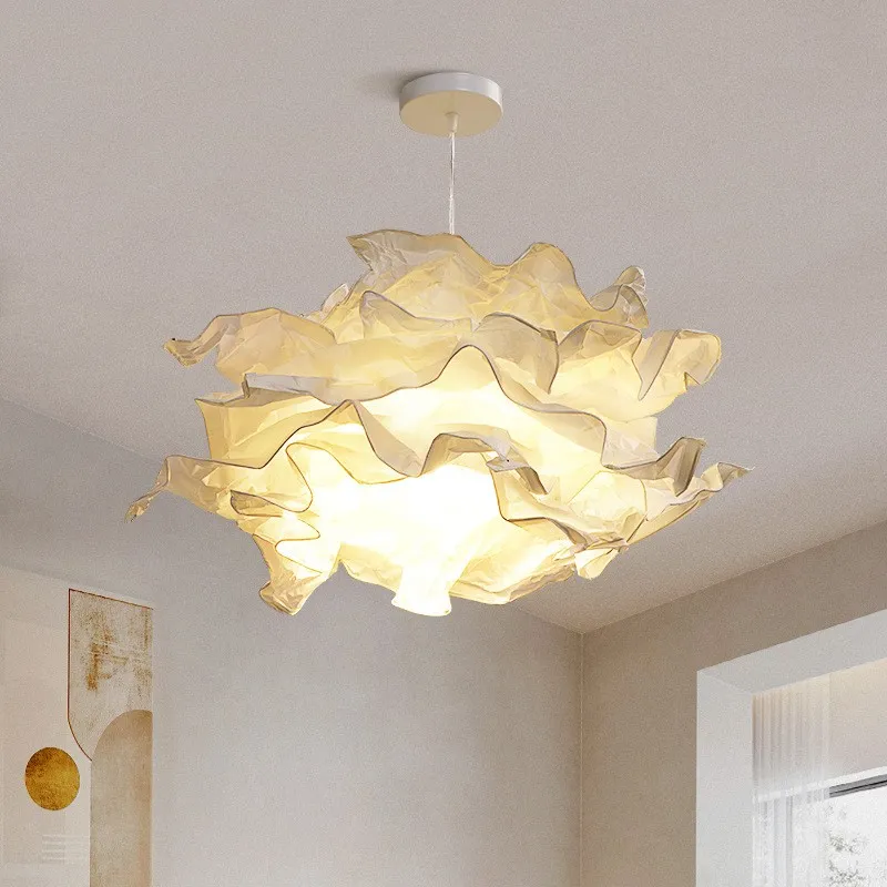 Cloud Shape Pendant Light Minimal Paper - Bedroom Ambient Lighting S137