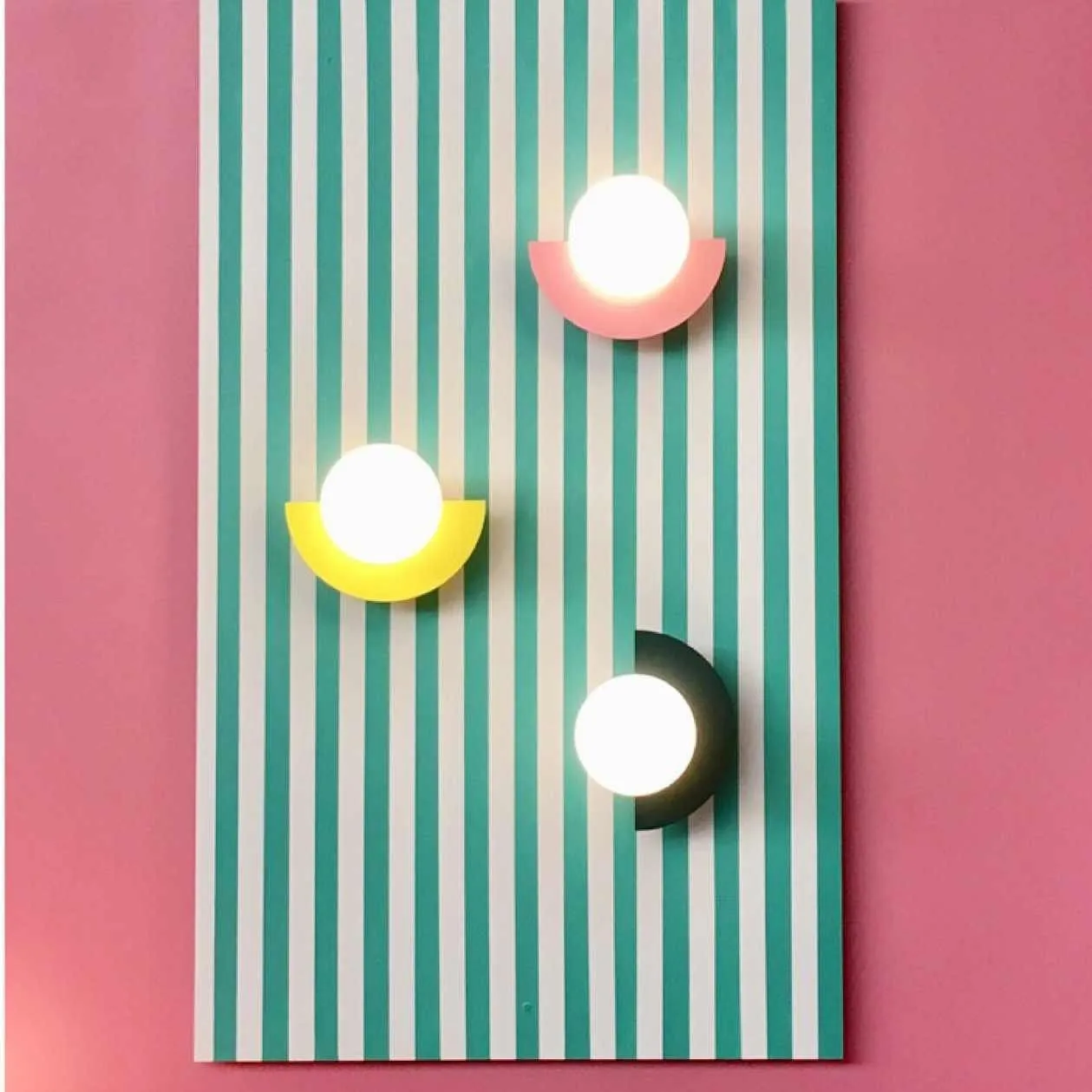 Colourful Ambient Wall Sconce - Decorative Indoor Light Fixture S149