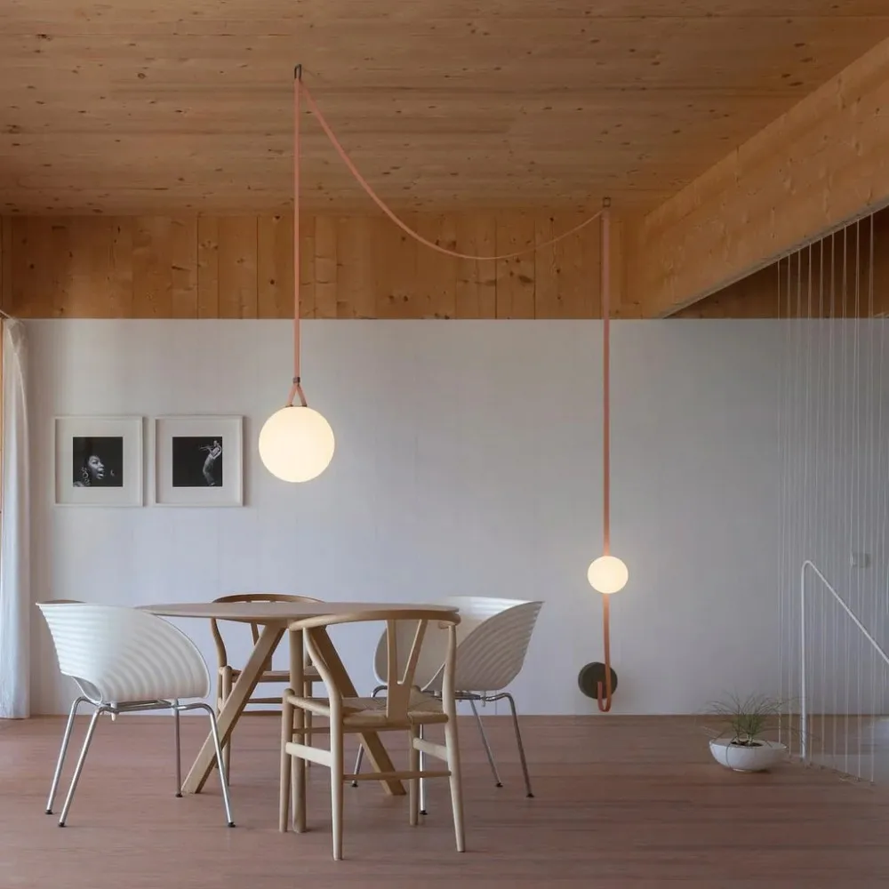 Flexible Belt-Style Pendant Lamp for Customizable Ambient Light S241