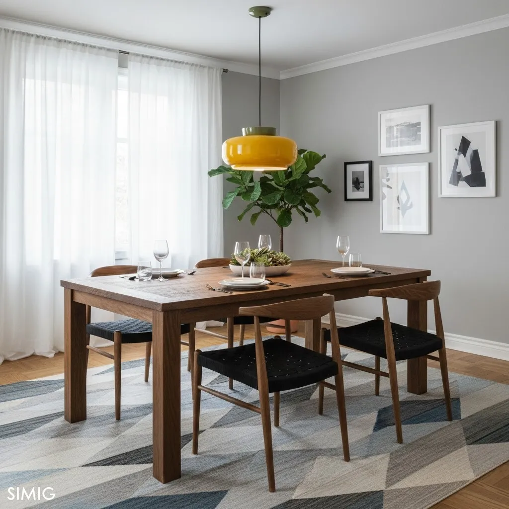Fiesta Colorful Bowl-Shaped Pendant Light - Modern Ceramic for Dining Room T068