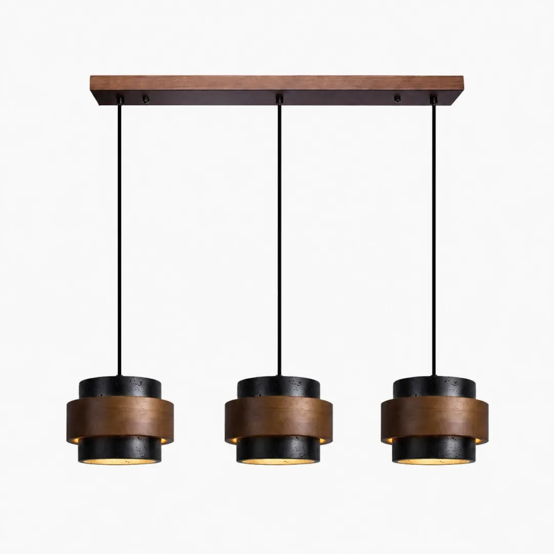 Black and Walnut · Straight · 3 Heads · Linear