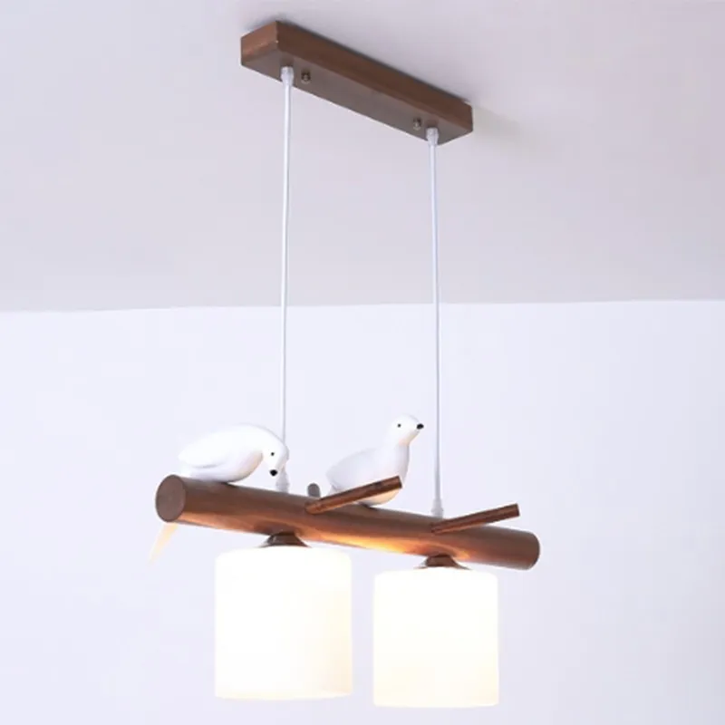 BIRDY Wooden Pendant Light
