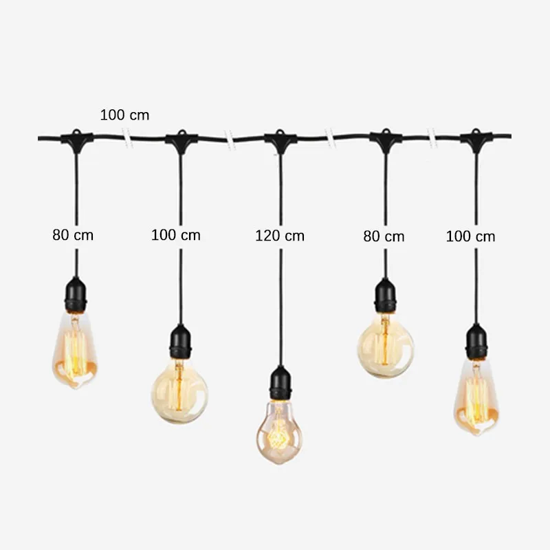 Bulb Chain Pendant Light