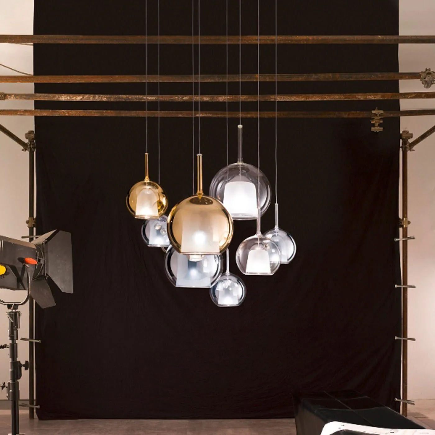 Glo Wine Glass Shaped Pendant Light S185
