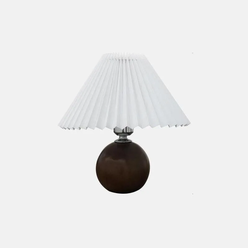 Modern Pleated Table Lamp Beside Lamp