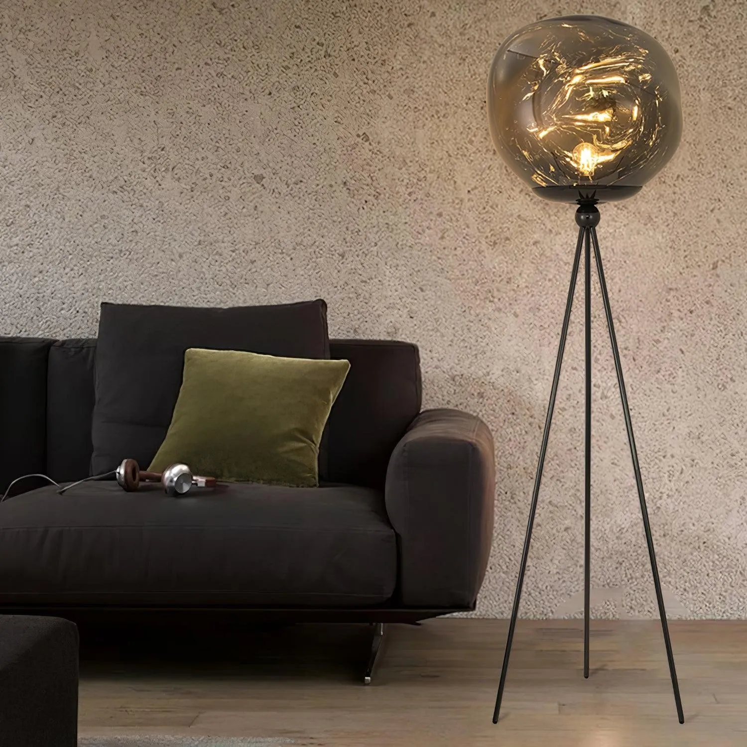 Tripod Irregular Lava Floor Lamp M216