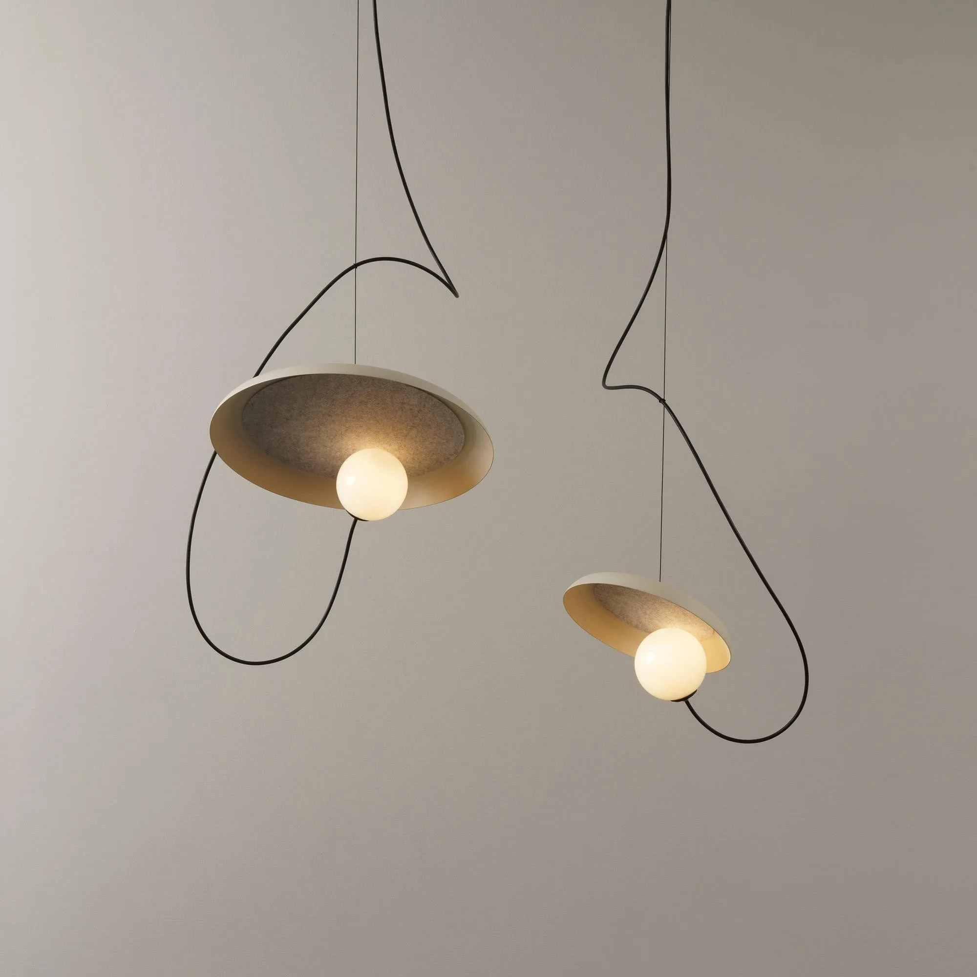 Acoustic Disc Pendant Lamp T1672