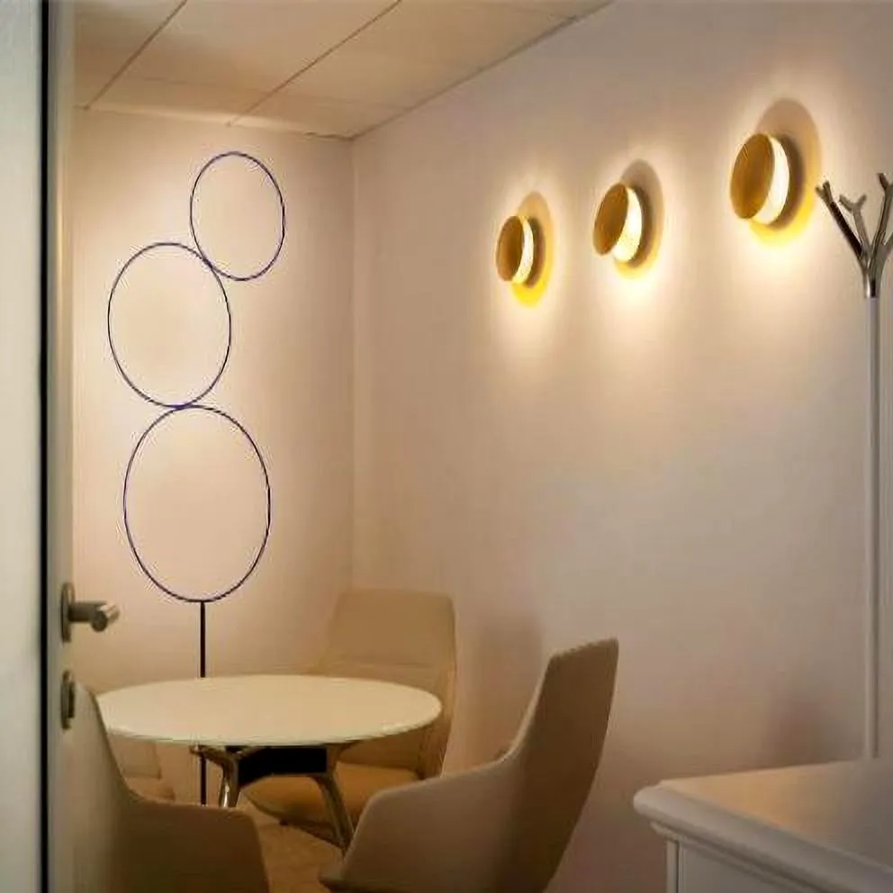 Discola Wall Lamp Metal Disc Design - Living Room Ambient Light