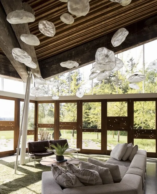 Multi-Head Irregular Glass Bubble Chandelier M79