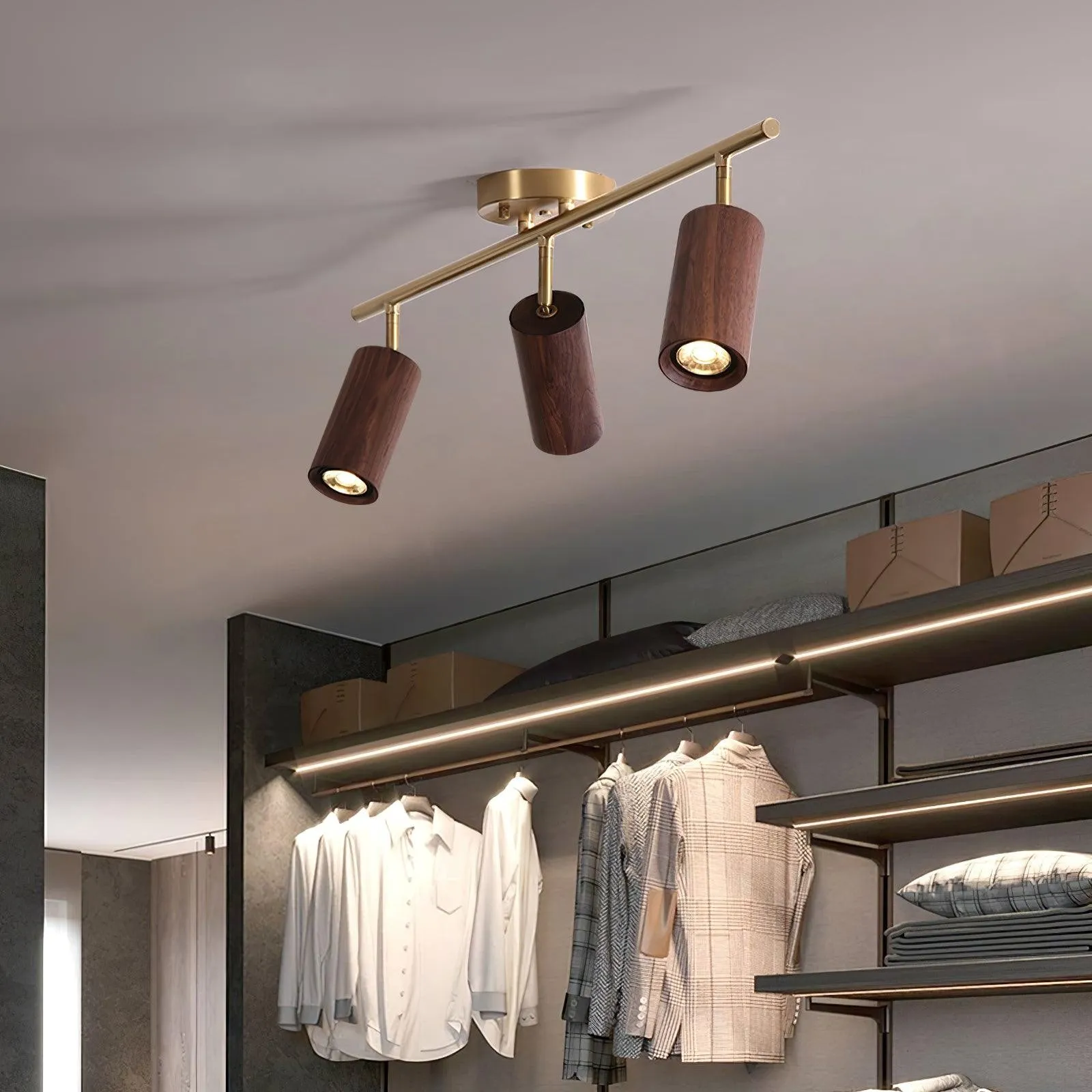 Fashion Wooden Modern Track Lighting M12