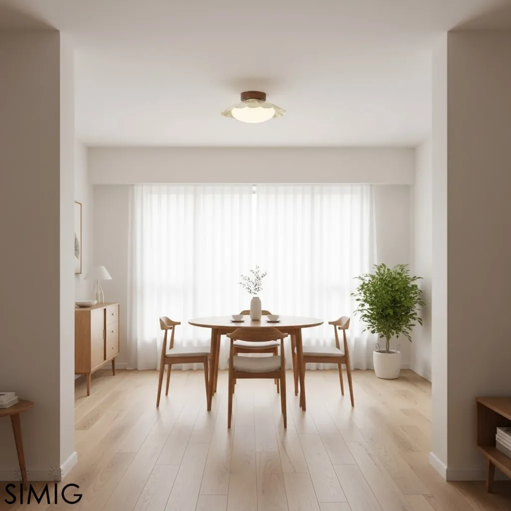 Pluvoria Modern Scalloped Clouds Ceiling Light - Minimalist Living Room Lamp T536