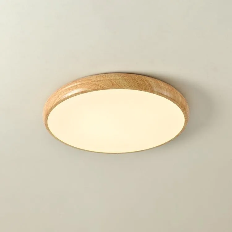 Wood Grain Round Ceiling Lamp M196