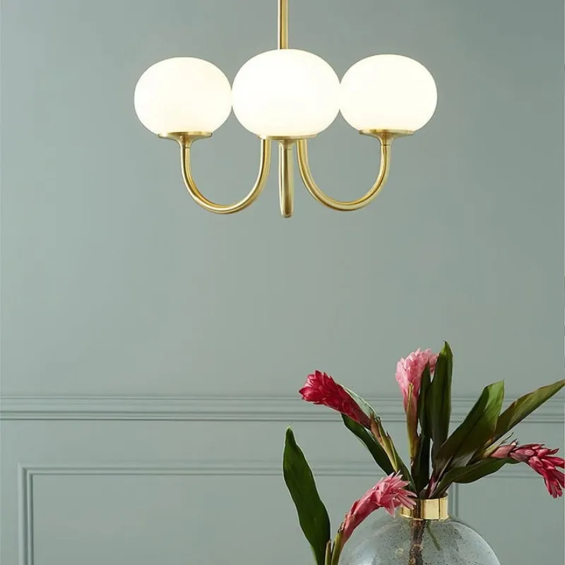 Bauhaus Glass Ball Marshmallow Chandelier S200