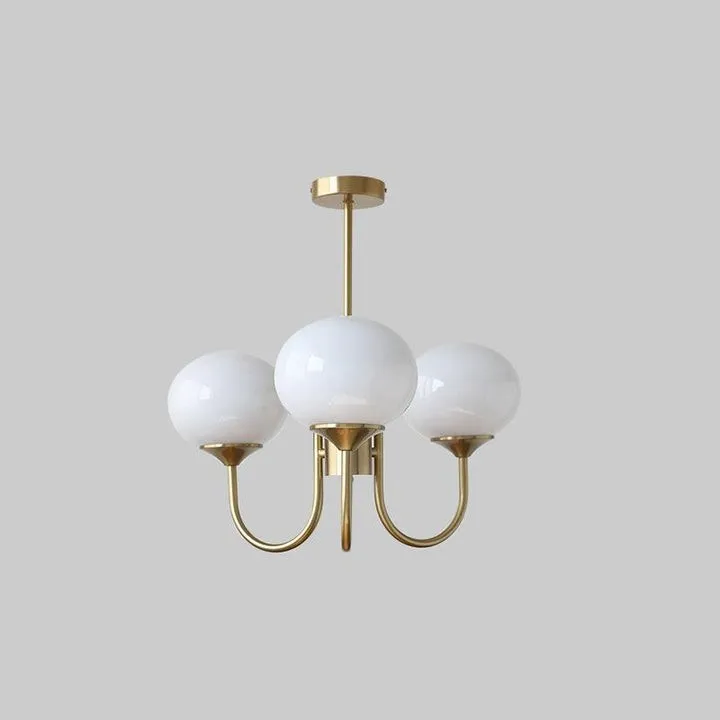 Bauhaus Glass Ball Marshmallow Chandelier S200