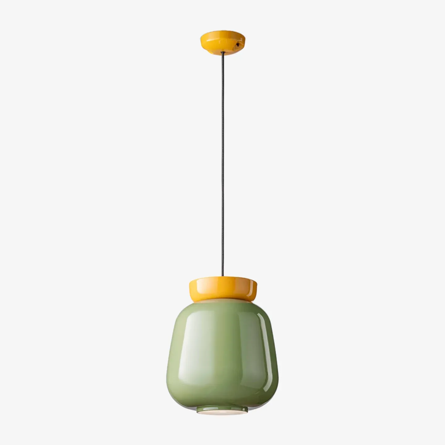 Fiesta Colorful Bowl-Shaped Pendant Light - Modern Ceramic for Dining Room T068