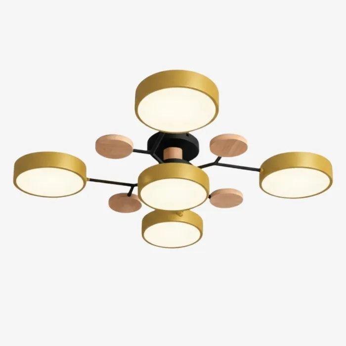 Nordic Branched Disc Metal Ceiling Lamp S117