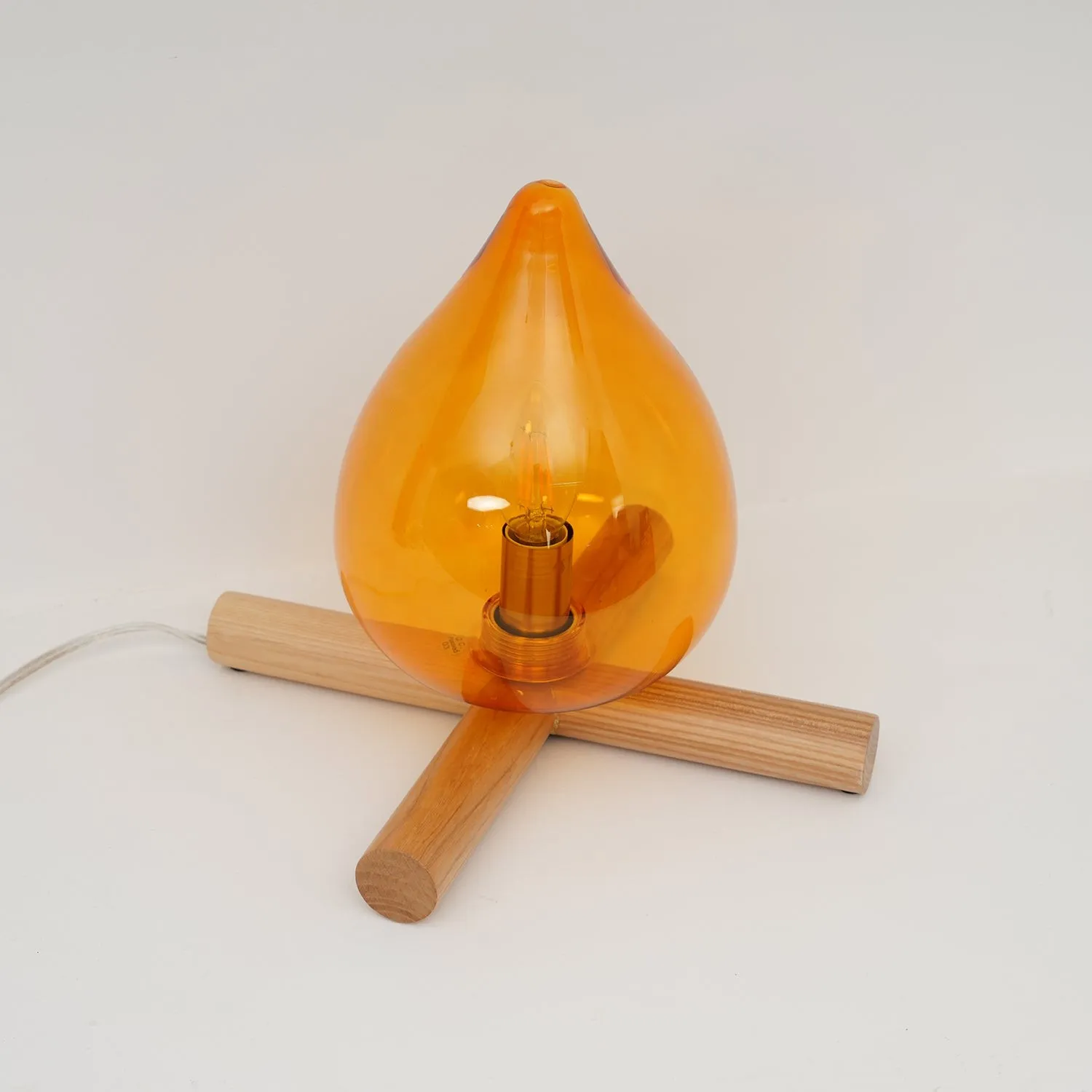 Funny Fire Shape Small Flame Table Lamp M55