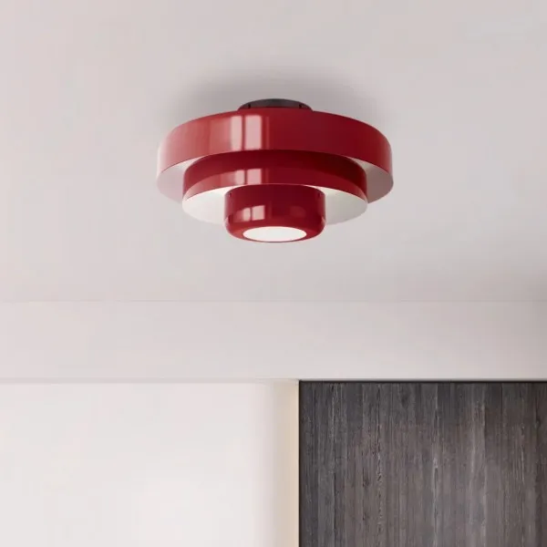 Veleora Triple Layer Disc Ceiling Light - Bauhaus Colorful Design S361