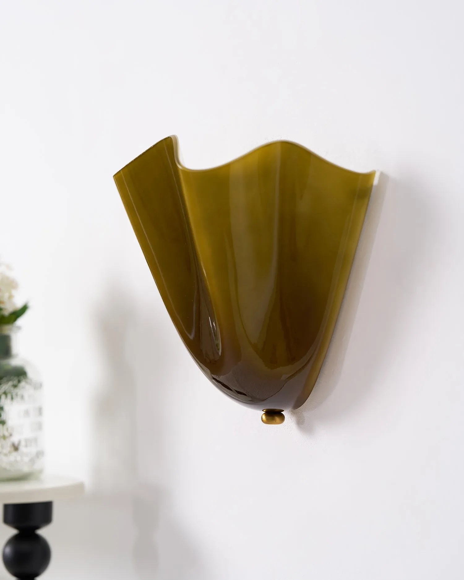 Bellina Modern Glass Wall Sconce - Ambient Lighting for Hallway P075