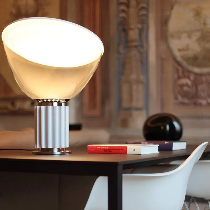 Bowlum Table Lamp - Designer Glass Table Lamp for Bedroom
