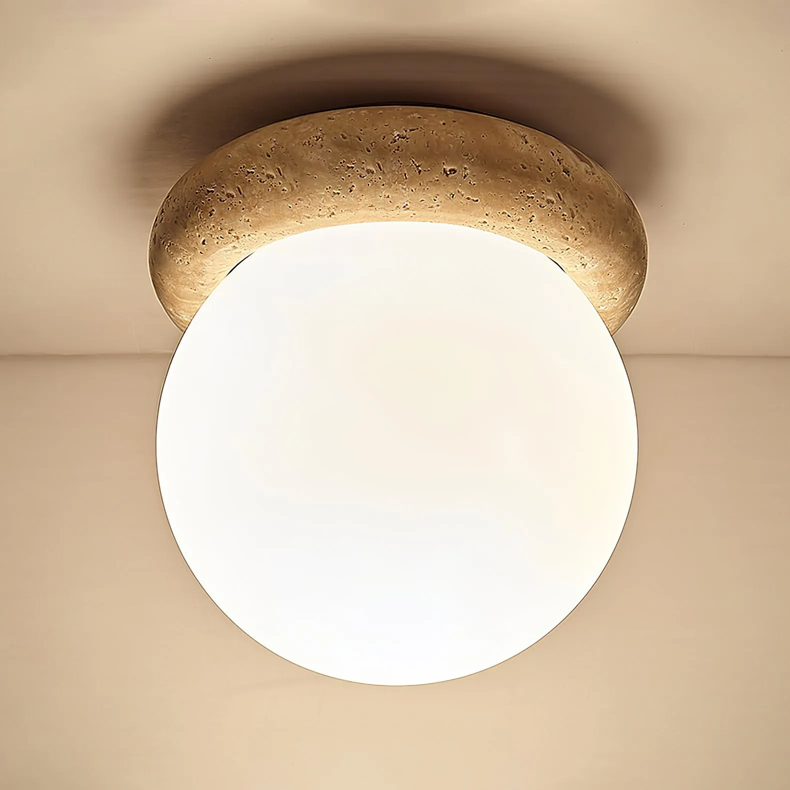 Marble Travertine Asteroid Ceiling Lamp M479
