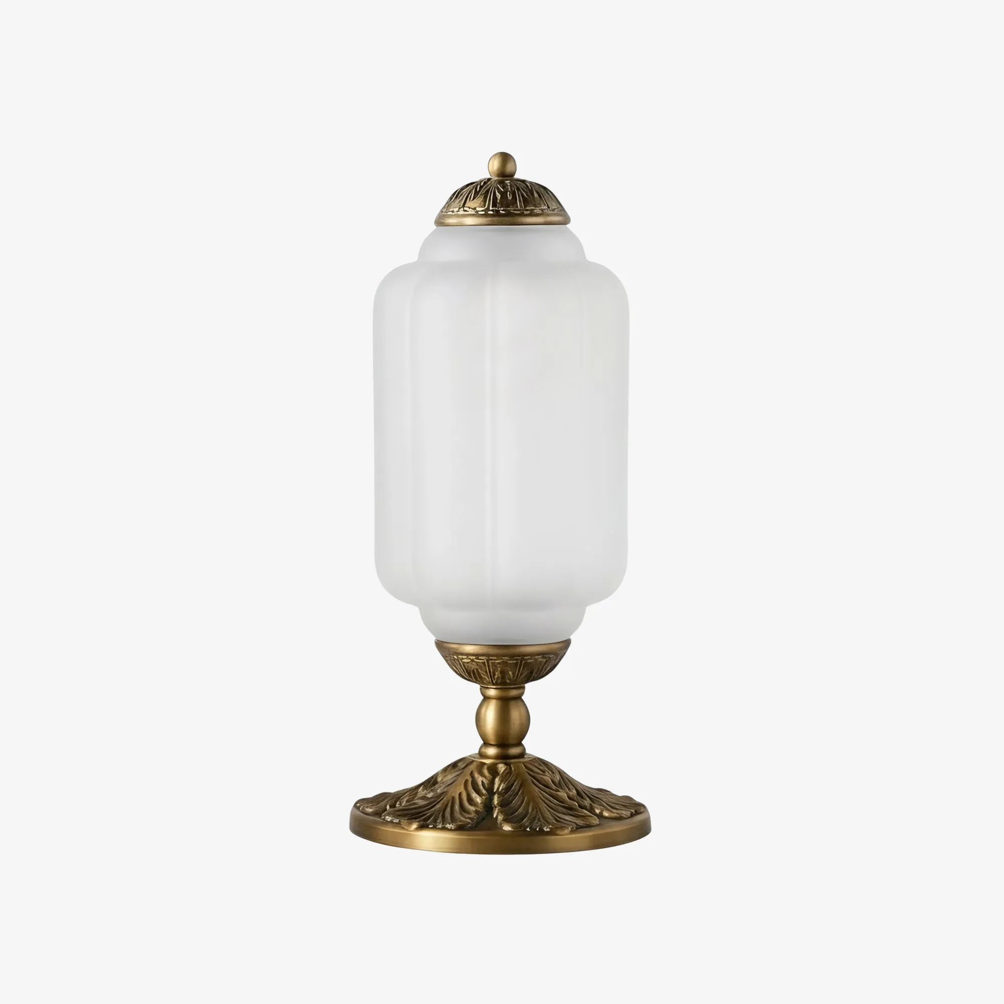 Eloise Curved Glass Retro Table Lamp - Vintage Bedside Lighting G71