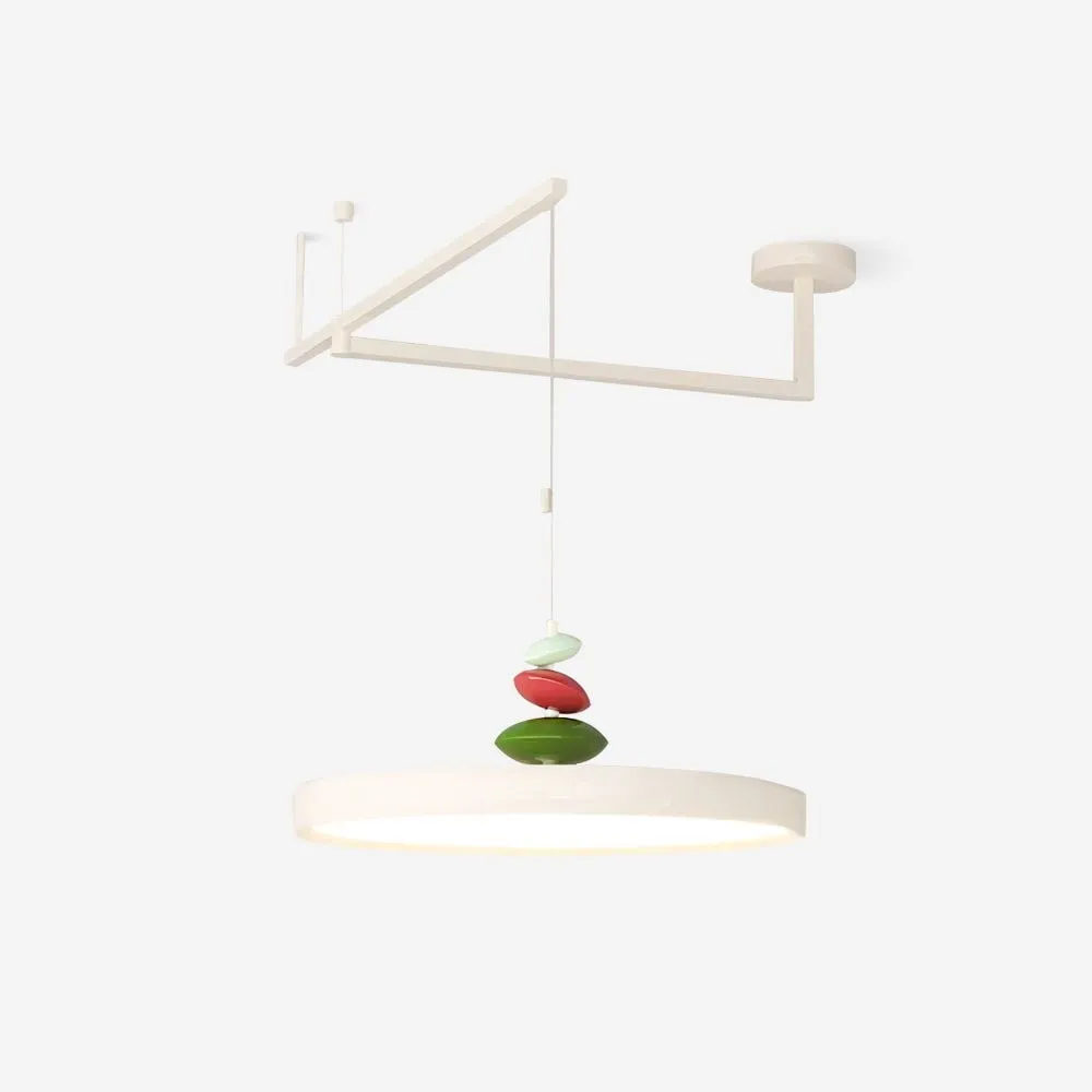Swing Arm Stone Pendant Light M406