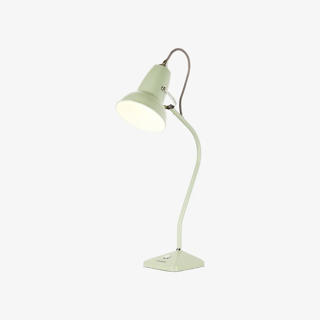 Modryx Pyramid Base Mini Table Lamp - Vintage Metal for Office T574