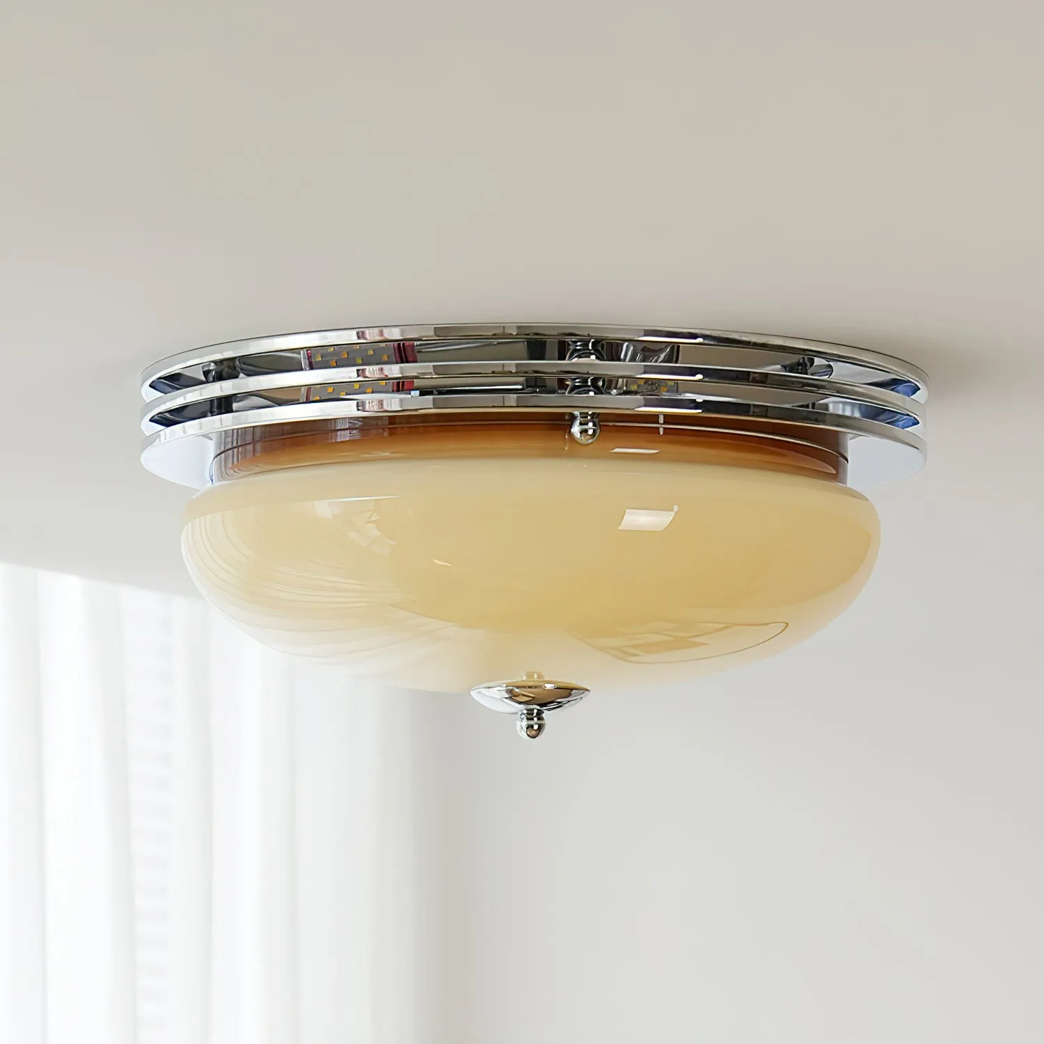 Bauhaus Egg Tart Ceiling Light P034