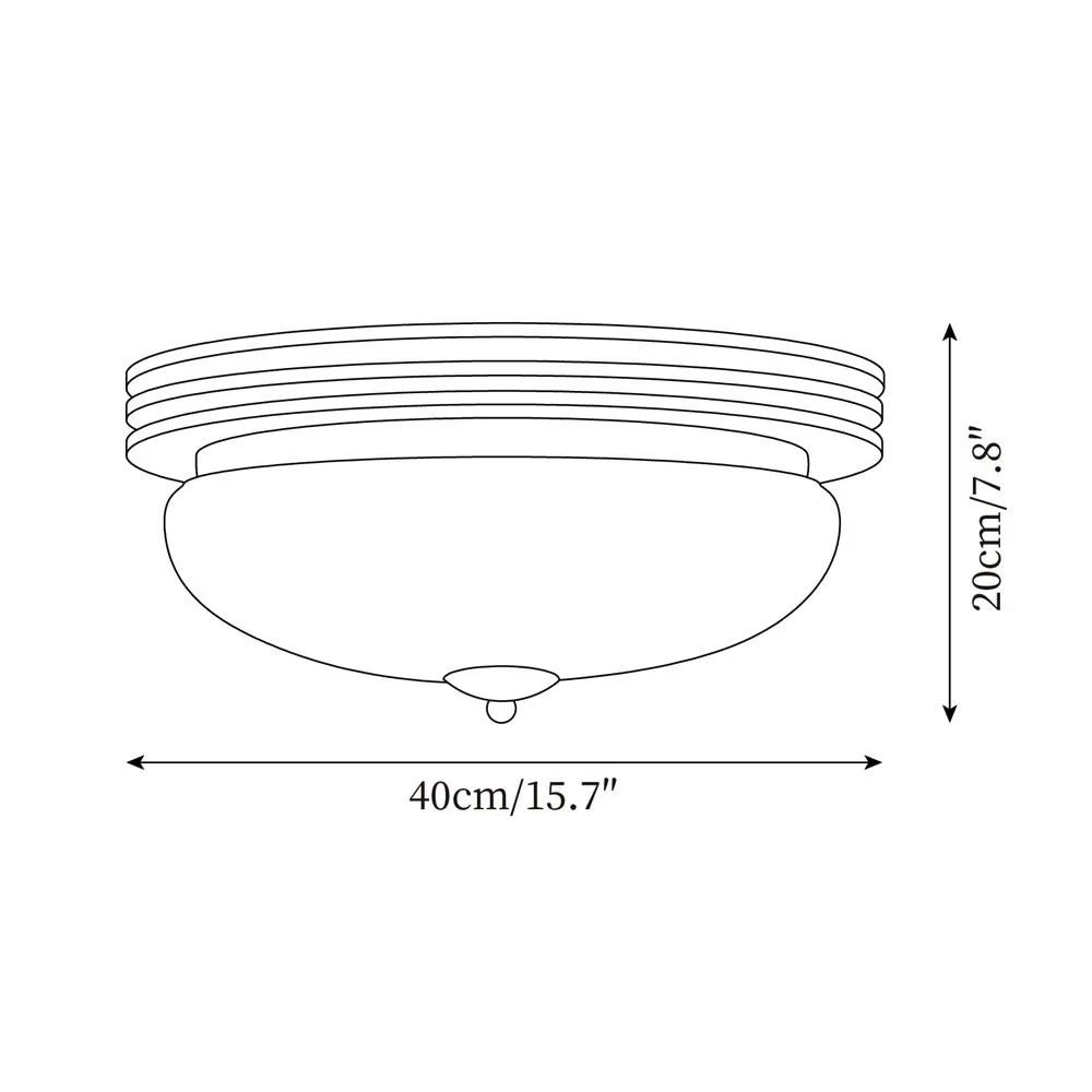 Bauhaus Egg Tart Ceiling Light P034