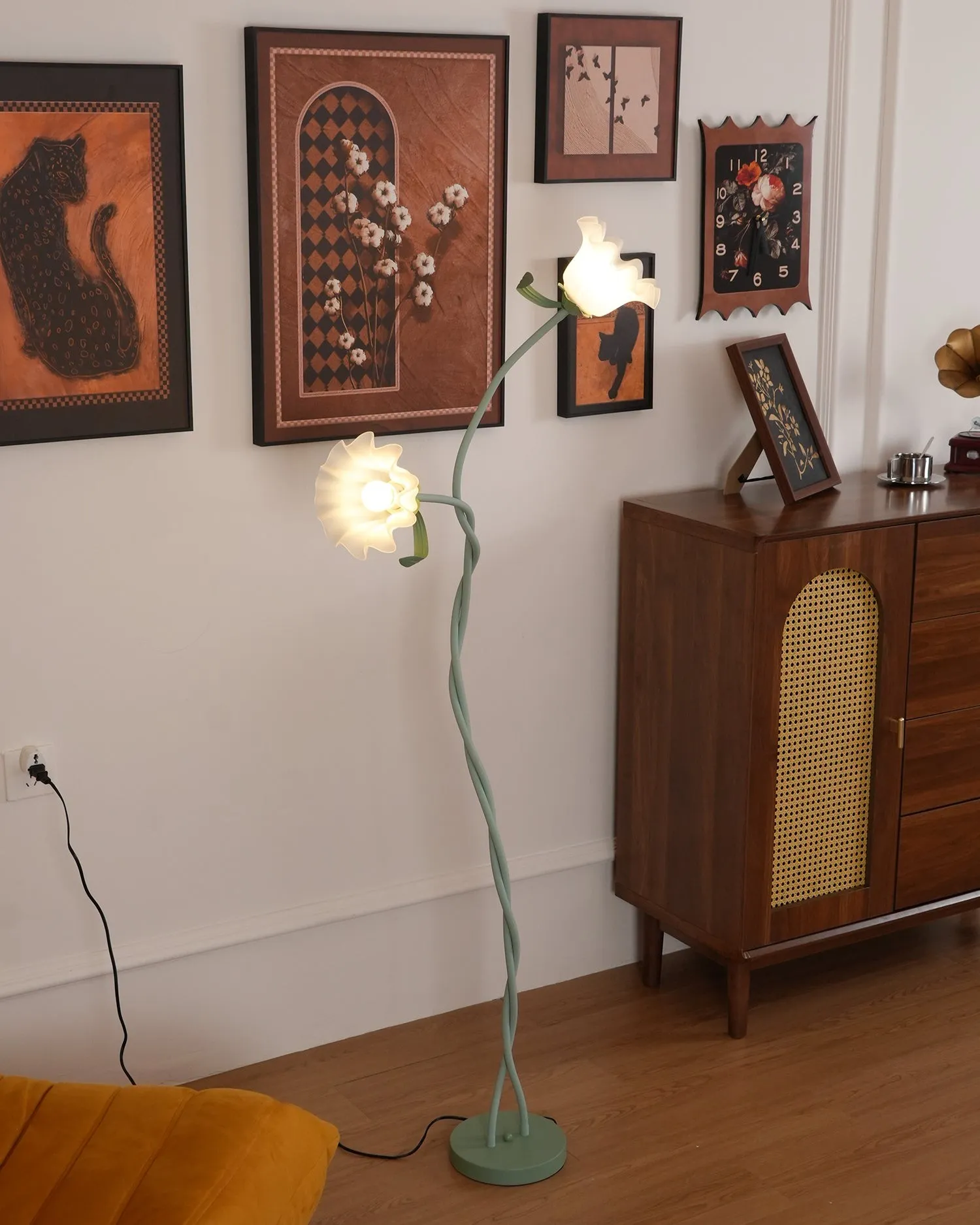 Creative Multi-Head Winding Flower Shape Floor Lamp M75