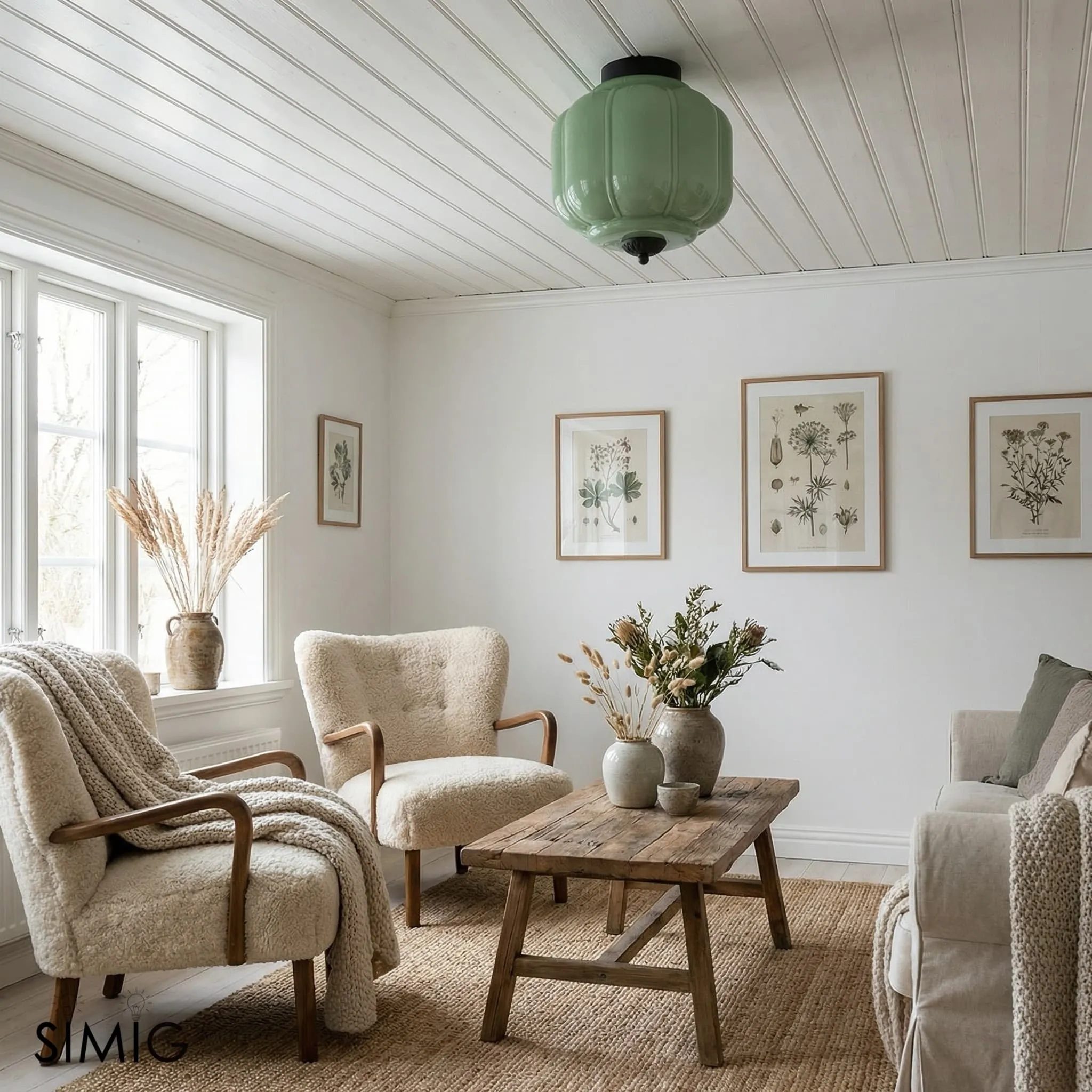 Eloise Lantern Style Semi Flush Light - Classic Charm for Interiors T287
