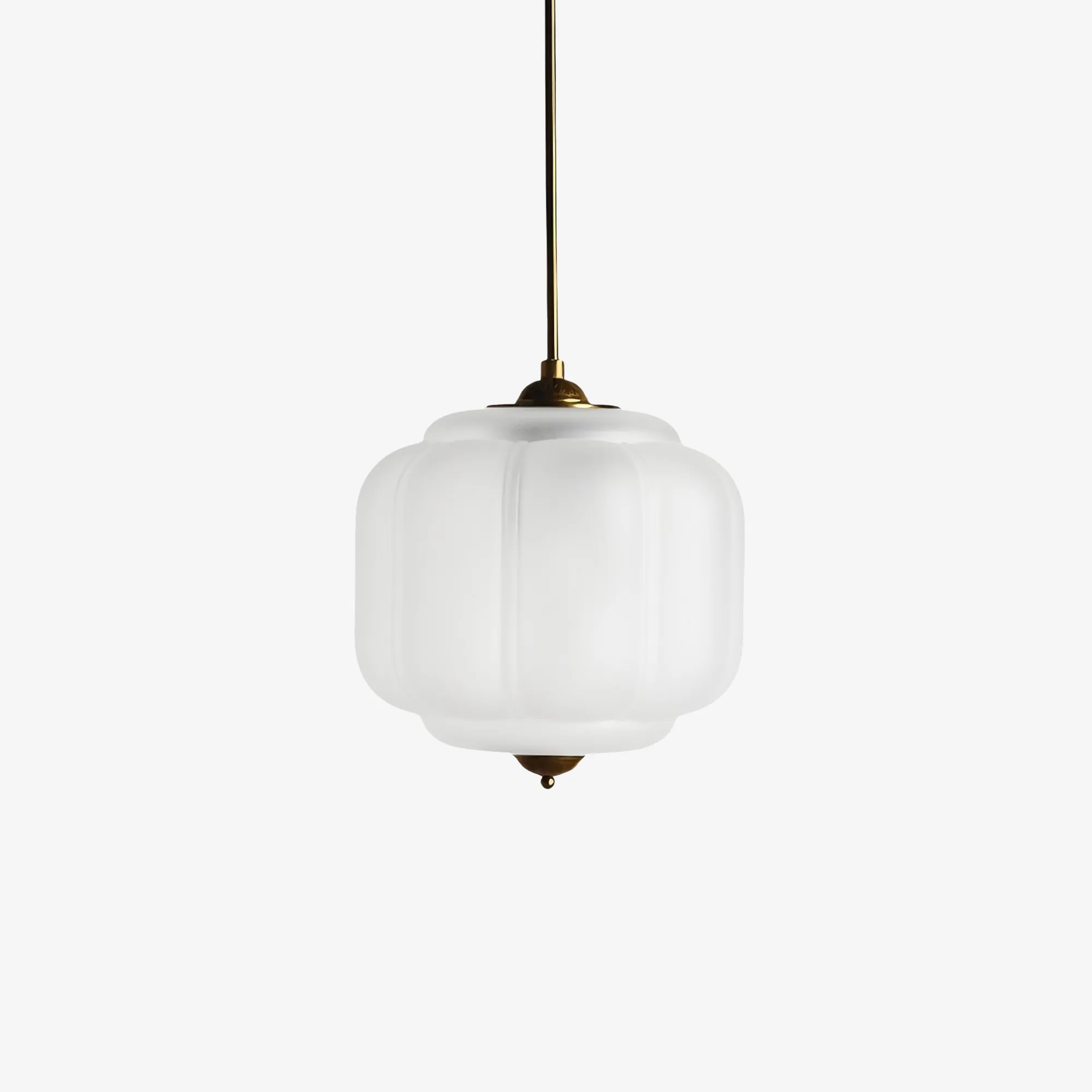 Eloise Vintage Milk Glass Pendant Light - Chic Retro Lighting for Dining Rooms S215