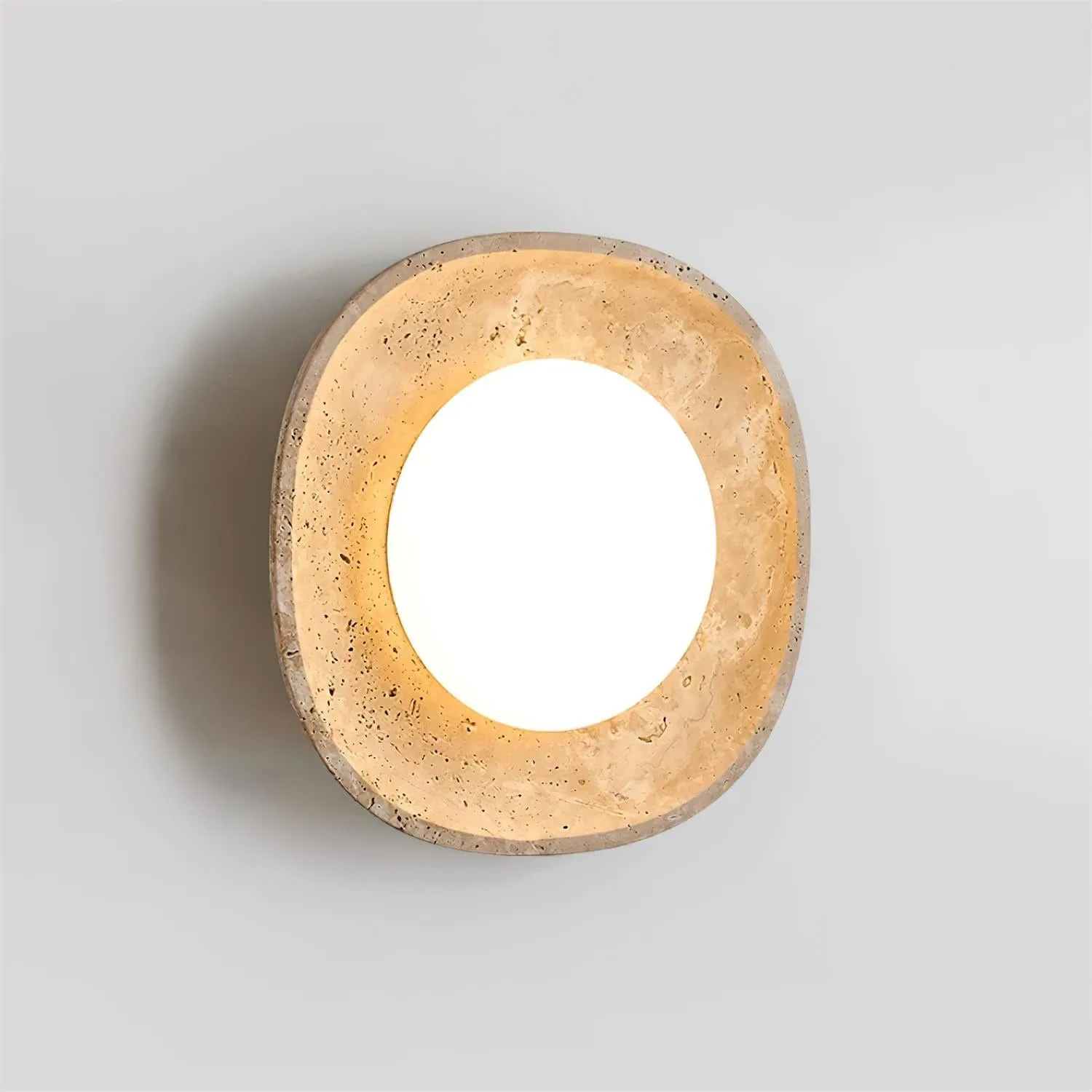 Japanese Style Wabi-Sabi Stone Wall Lamp M161