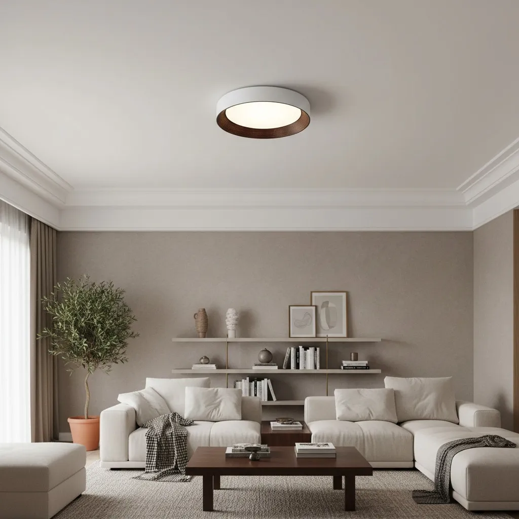 Crelina Contemporary Ceiling Light - Indoor Flush Fixture for Hallway and Dining Area U16